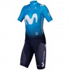 Completo Maglia + Pantaloncino con bretelle 2020 Movistar Team Donna N001